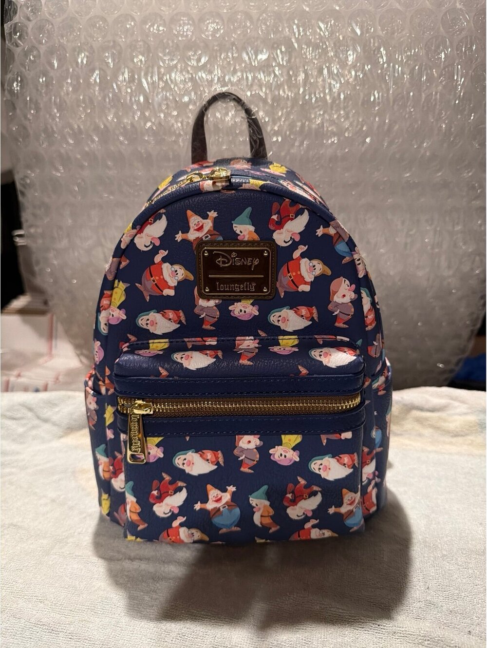Loungefly Disney Snow White & The 7 Dwarfs AOP Backpack NWT